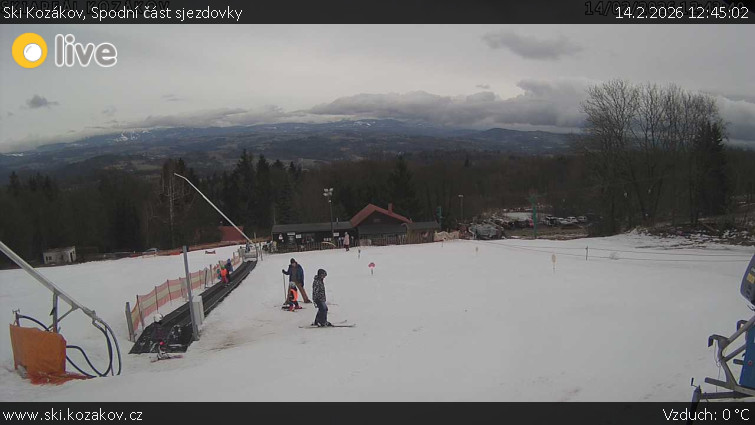 Ski Kozákov - Spodní část sjezdovky - 14.2.2026 v 12:45