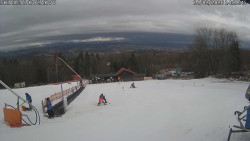 Spodní část sjezdovky