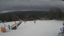 Spodní část sjezdovky