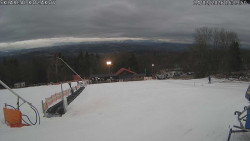 Spodní část sjezdovky