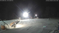 Spodní část sjezdovky