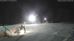 Spodní část sjezdovky