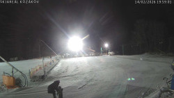 Spodní část sjezdovky