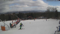 Spodní část sjezdovky