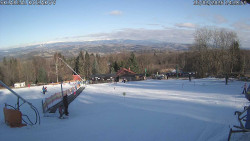 Spodní část sjezdovky