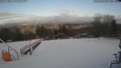 Spodní část sjezdovky