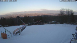 Spodní část sjezdovky