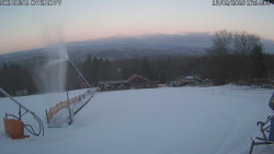 Spodní část sjezdovky