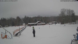 Spodní část sjezdovky