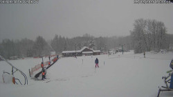 Spodní část sjezdovky