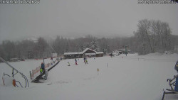 Spodní část sjezdovky