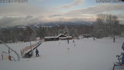 Spodní část sjezdovky