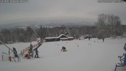 Spodní část sjezdovky