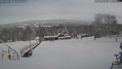 Spodní část sjezdovky