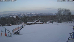 Spodní část sjezdovky