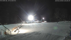 Spodní část sjezdovky