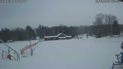 Spodní část sjezdovky