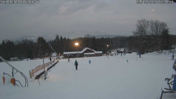 Spodní část sjezdovky