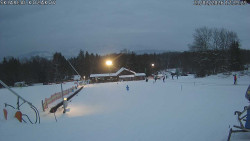 Spodní část sjezdovky