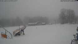 Spodní část sjezdovky