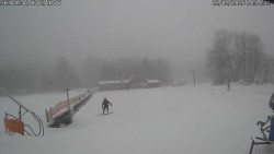 Spodní část sjezdovky