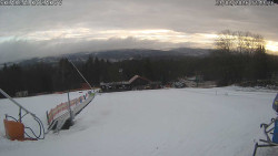 Spodní část sjezdovky