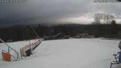 Spodní část sjezdovky