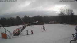 Spodní část sjezdovky