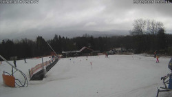 Spodní část sjezdovky