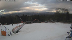 Spodní část sjezdovky