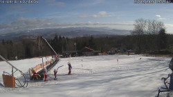 Spodní část sjezdovky