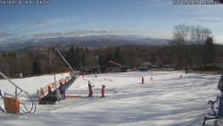 Spodní část sjezdovky