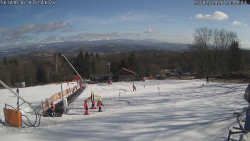 Spodní část sjezdovky