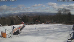 Spodní část sjezdovky