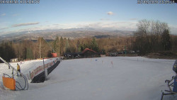 Spodní část sjezdovky