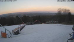 Spodní část sjezdovky