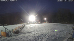 Spodní část sjezdovky