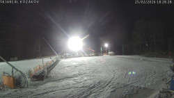 Spodní část sjezdovky