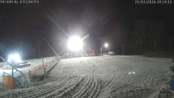 Spodní část sjezdovky