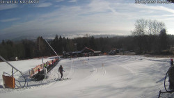 Spodní část sjezdovky