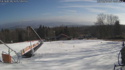 Spodní část sjezdovky