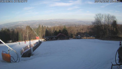 Spodní část sjezdovky