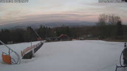 Spodní část sjezdovky