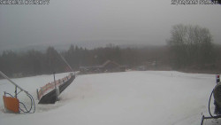 Spodní část sjezdovky