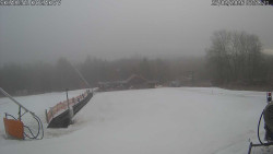 Spodní část sjezdovky