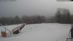 Spodní část sjezdovky