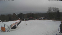 Spodní část sjezdovky