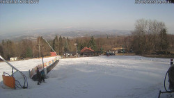 Spodní část sjezdovky