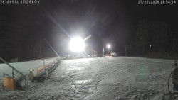 Spodní část sjezdovky