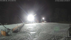 Spodní část sjezdovky